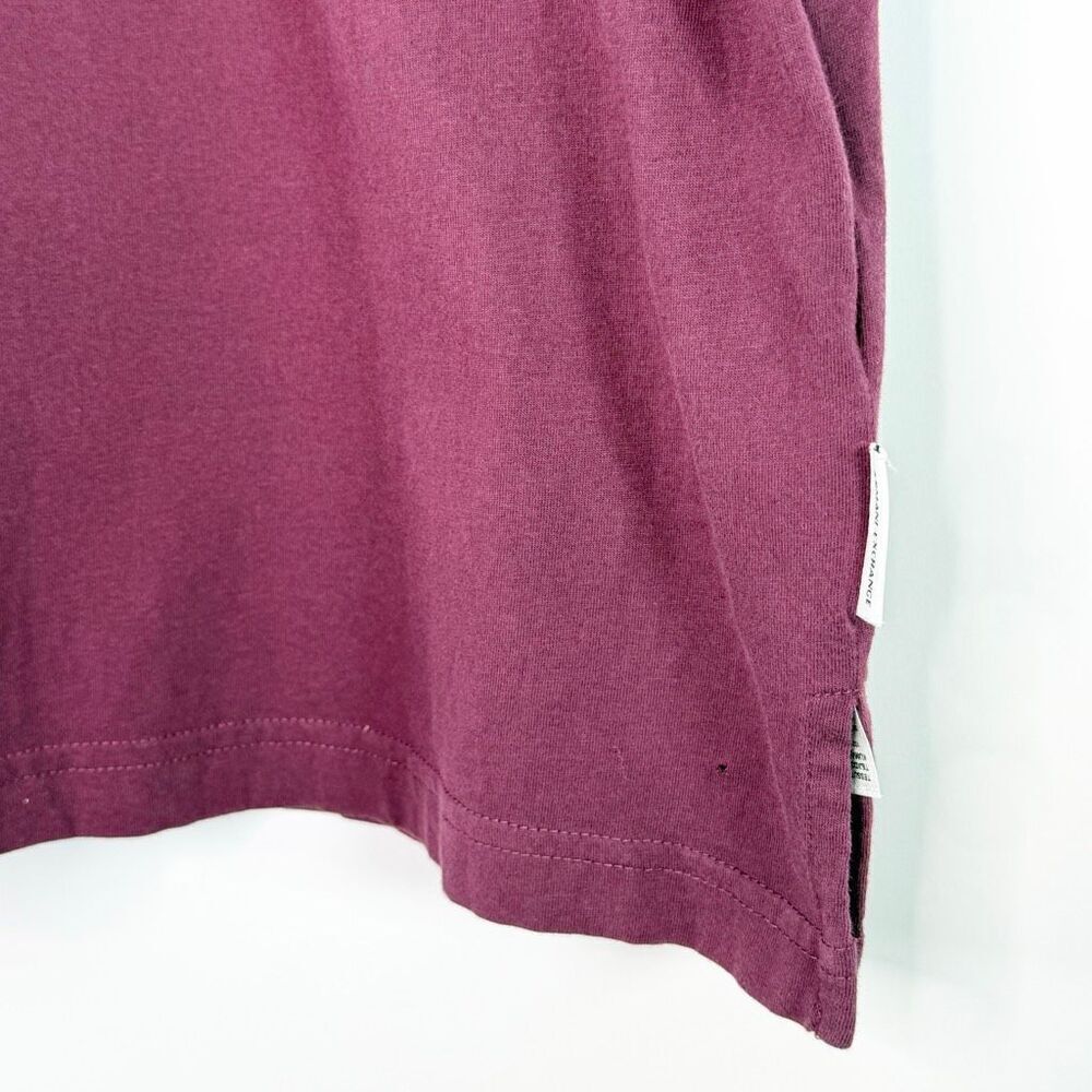 Armani Exchange Maroon Burgundy Short Sleeve Polo Shirt - US Big Kids XXL (18) - Picture 4 of 13